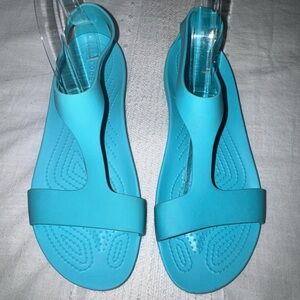CROCS Serena Stylish Blue Teal Women's Sandals